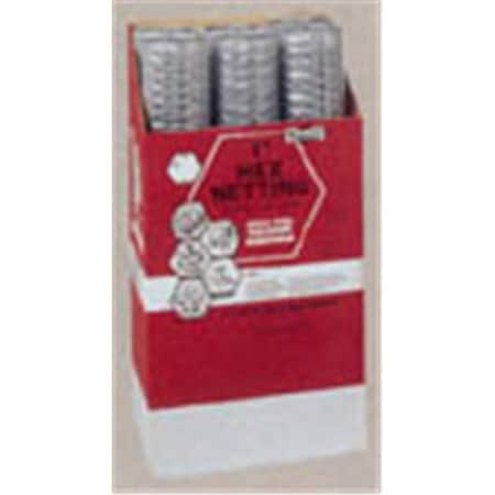 Mat Mat 48in. x 25 1in. Mesh Hexagonal Poultry Netting  308406B 308406B